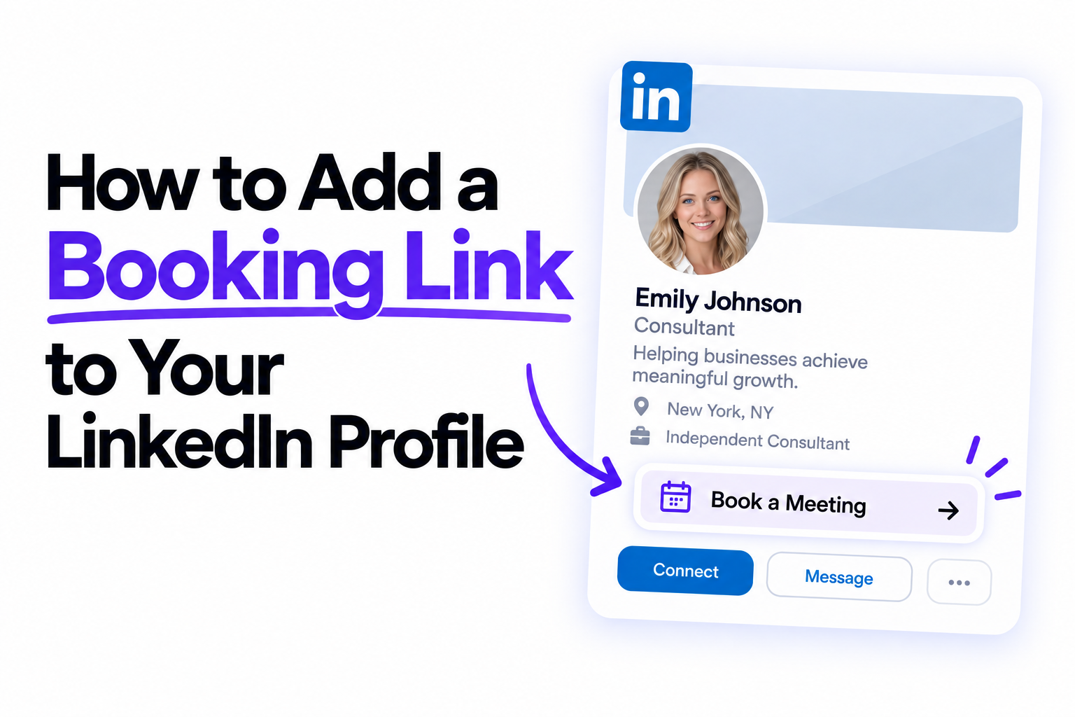 How to Add a Booking Link to Your LinkedIn Profile