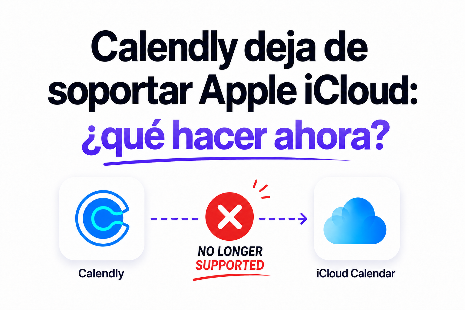 Calendly deja de soportar Apple iCloud: ¿qué hacer ahora?