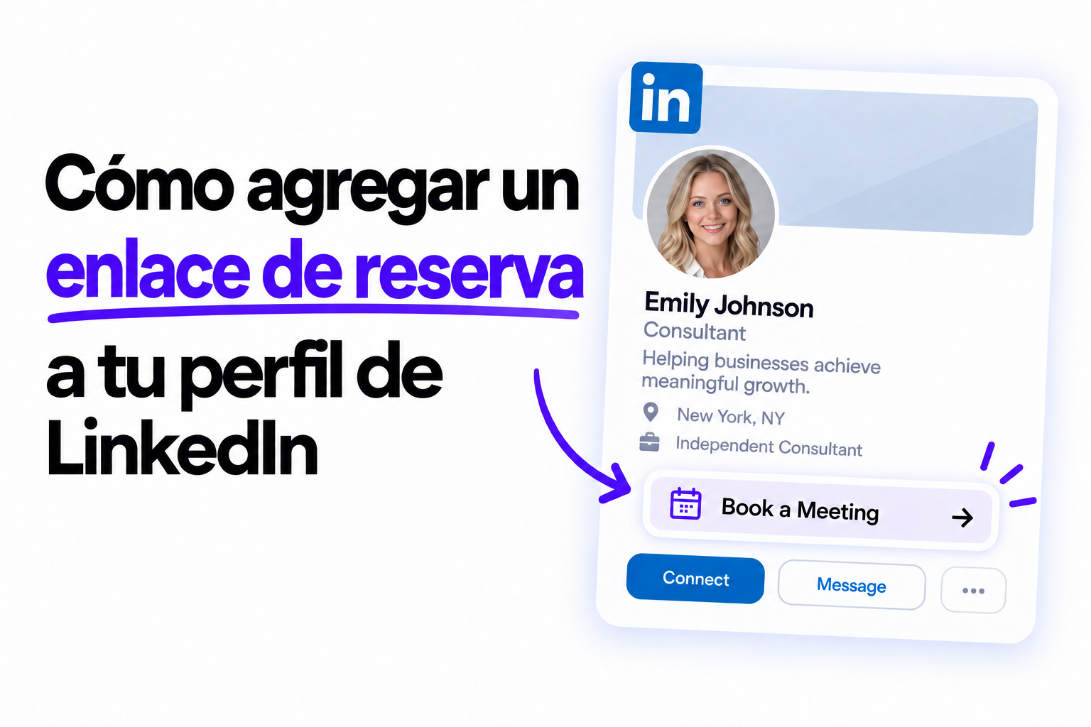 Cómo agregar un enlace de reserva a tu perfil de LinkedIn