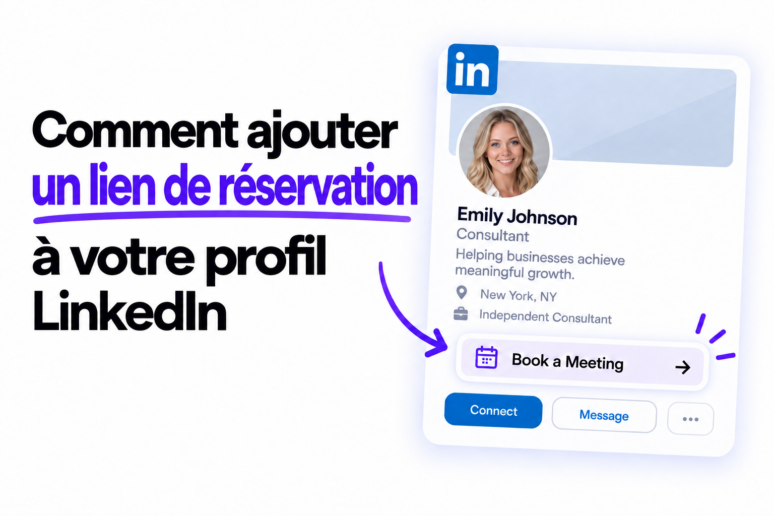 Comment ajouter un lien de réservation à votre profil LinkedIn