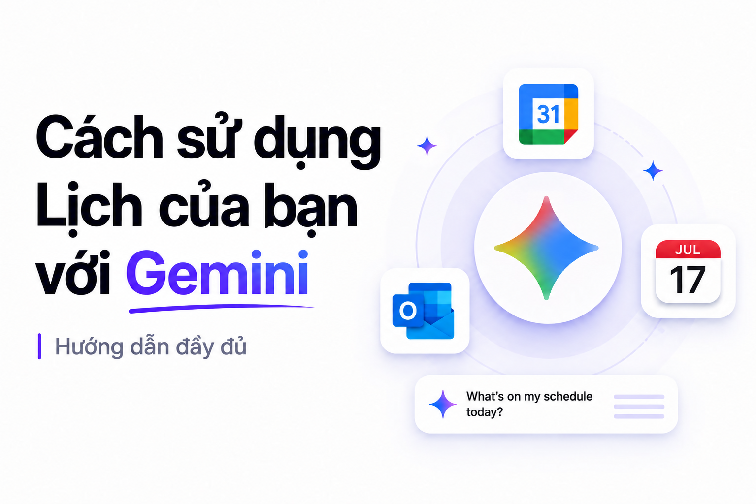 Cách sử dụng Lịch của bạn với Gemini: Hướng dẫn đầy đủ