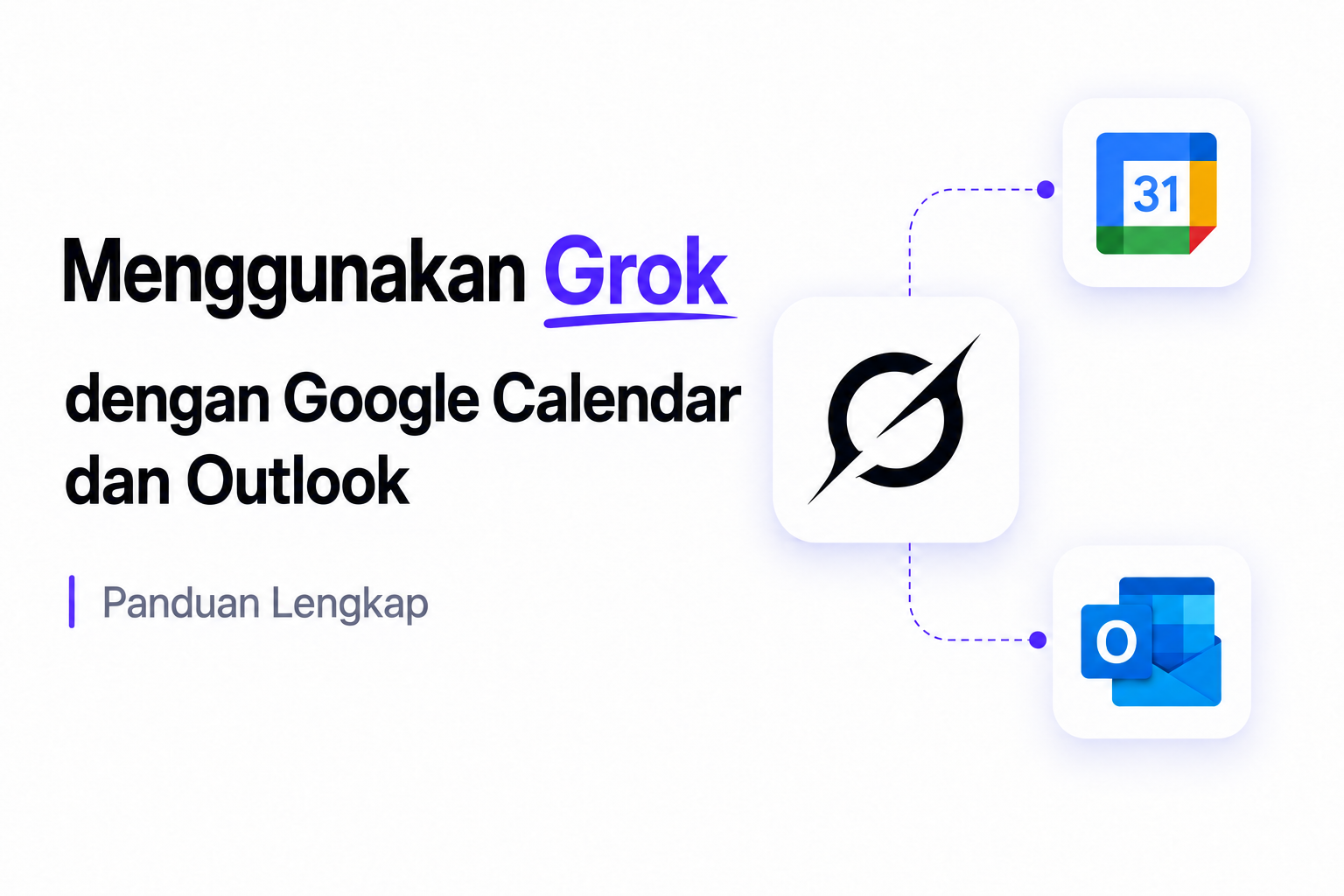 Menggunakan Grok dengan Google Calendar dan Outlook: Panduan Lengkap